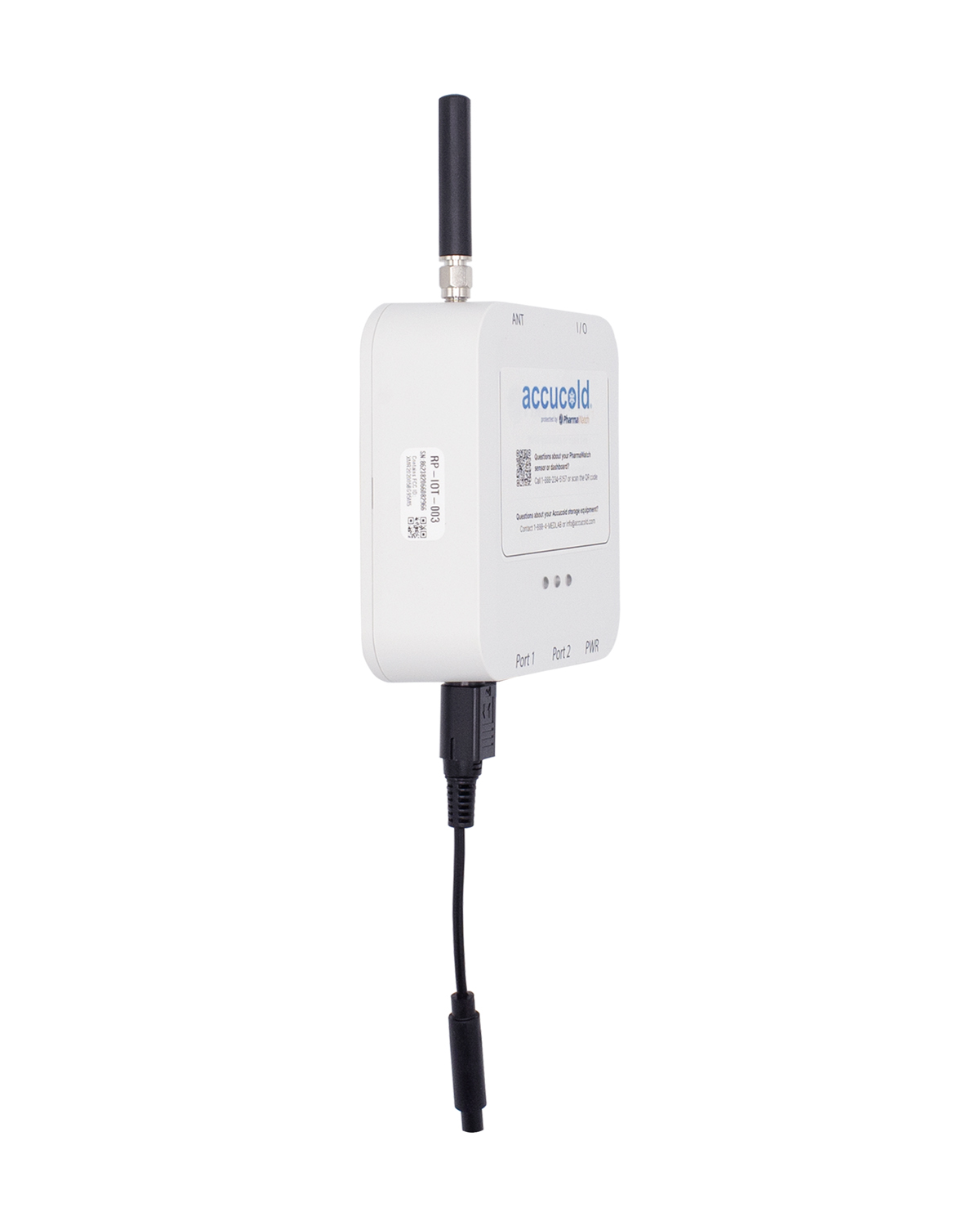 NIST calibrated wireless temperature monitoring device for cloud-based data management, compatible with BOD refrigerated incubators
